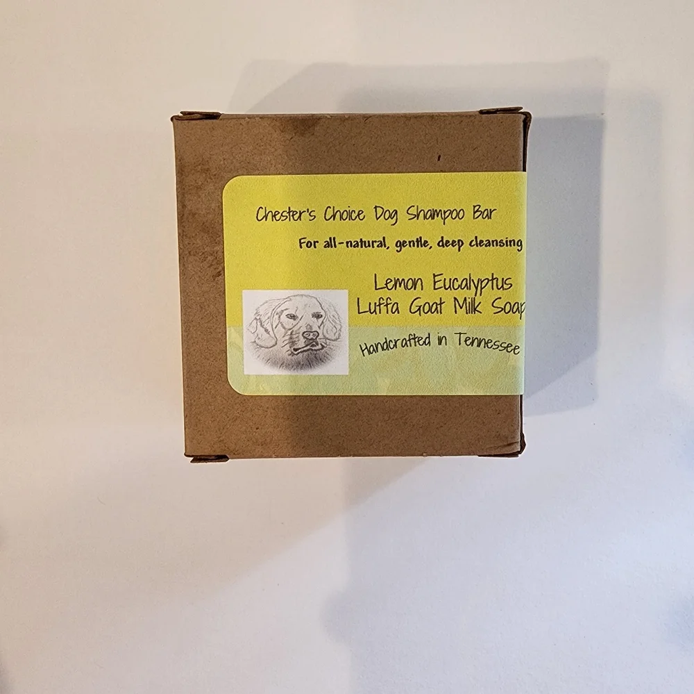 Lemon Eucalyptus Luffa Goat Milk Pet Bar